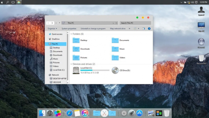 Tema Mac OS X El Capitan