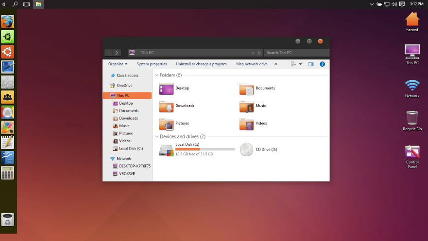 Tema Ubuntu Skinpack 